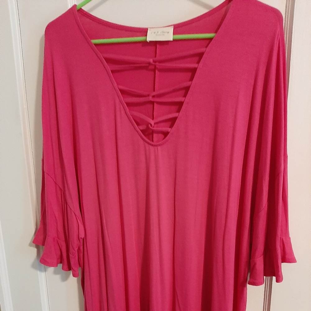 Plus size jersey top